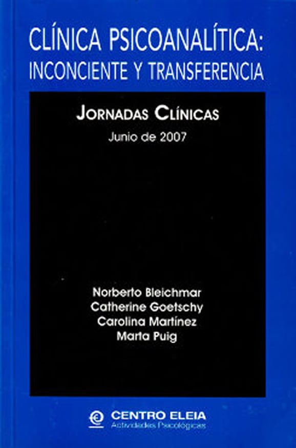 Jornadas Clínicas: Inconciente y Transferencia
